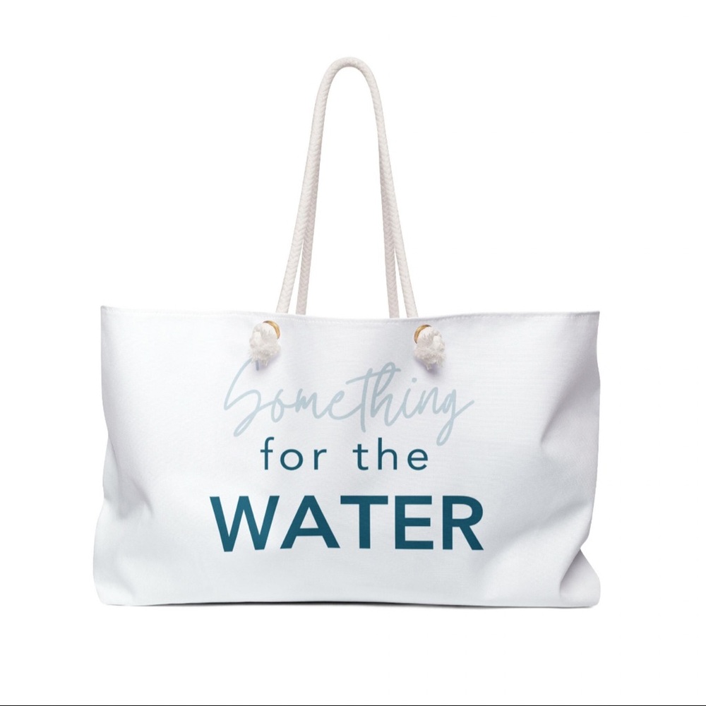 Personalized Weekender Bag, Travel Tote, Beach Bag ‘for the water” Cruise Bag
